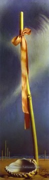 サルバドール・ダリ Painting - 海岸のピンクの結び目と貝殻 サルバドール・ダリ